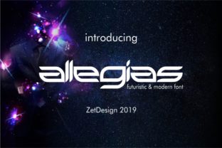 Allegias Font for Modern Editorial Design