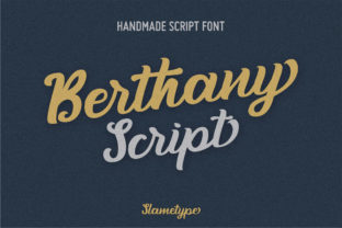 Berthany: A Handwritten Font That Elevates Branding with Vintage Charm