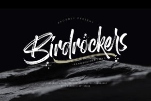 Birdrockers Font: A Bold Urban Script