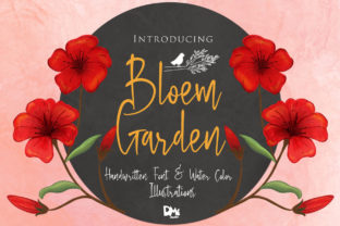 Bloem Garden: The Whimsical Handwritten Font for Makers