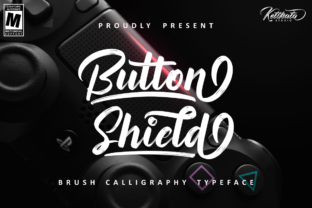 Button Shield: The Bold Handwritten Brush Font for Campaigns