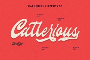 Callerious Font: A Timeless Script Handwritten Design