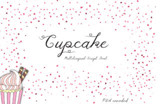 Cupcake Script Font for Romantic Design Projects