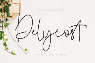Delycost: A Bold Handwritten Font for Creative Projects