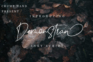 Demonstran: The Handwritten Font for Polished Brand Identity