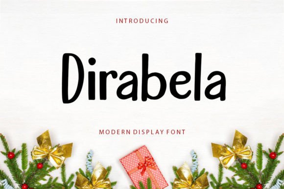 Dirabela: A Sophisticated Handwritten Typeface for Bold Branding