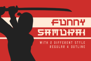 Funny Samurai: A Bold Sans Serif Typeface for Eastern-Inspired Branding
