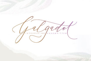 Galgadot: A Handwritten Font That Elevates Every Design