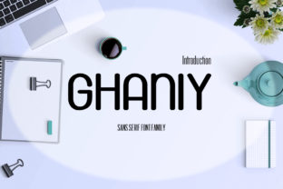 Ghaniy: A Neat Sans Serif Font for Elegant Design Projects