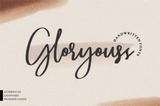 Gloryouss: The Bold Handwritten Typeface for Campaigns