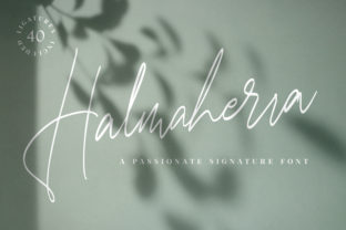 Halmaherra: A Handwritten Font for Sophisticated Editorial Design