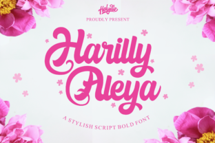 Harilly Aleya: A Bold Script Font for Elegant Branding