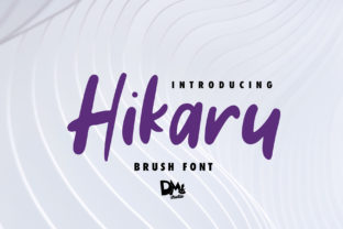 Hikaru: A Bold Handwritten Font for Editorial Elegance