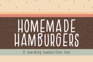 Homemade Hamburgers: The Perfect Handwritten Font for Your Brand