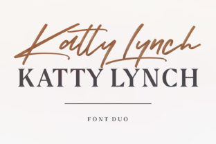 Katty Lynch Duo: A Bold Script Font for Digital Creatives