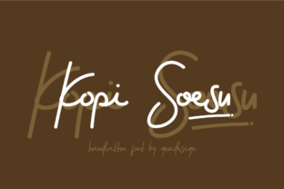 Kopi Soesu: The Perfect Handwritten Font for Modern Web Design