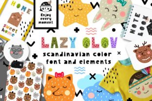 Lazy Olov: A Playful Color Font for Modern Editorial Design