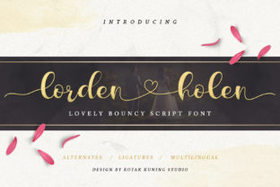 Lorden Holen: The Authentic Handwritten Typeface for Branding