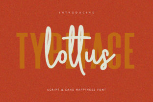 Lottus: A Modern Handwritten Font for Digital Creativity