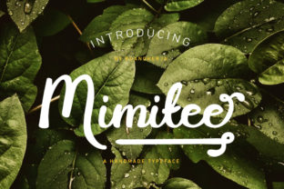 Mimitee Font: A Handwritten Script for Creative Projects