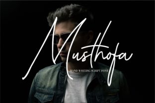 Musthofa: A Bold Handwritten Font for Editorial Elegance