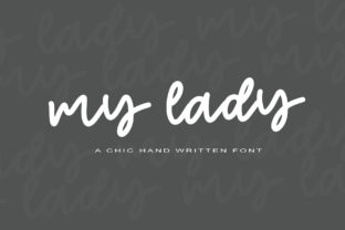 My Lady: A Sophisticated Script Font for Editorial Design