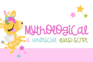 Mythological: A Whimsical Script Font for Creative Makers