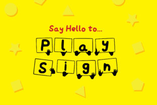 Play Sign: A Fun Decorative Font for Branding and Design