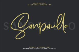 Sanpaullo: A Natural Handwritten Font for Modern Craft Projects