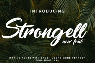 Setrongell: The Handwritten Font That Brings Your Crafts to Life