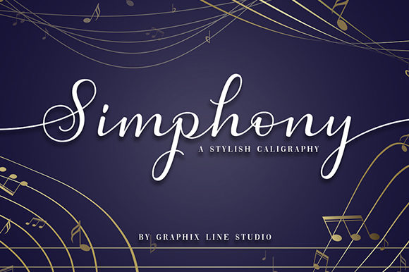 Simphony: A Delicate Handwritten Font for Creative Makers