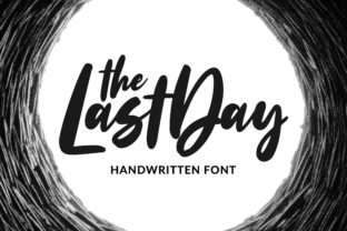 The Last Day Script Font for Editorial Design