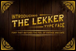 The Lekker: A Retro Display Font for Standout Web Design